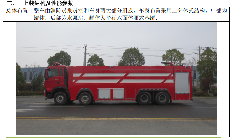 重汽24吨泡沫消防车
